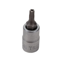 Головка-бита 1/4", 5-ти лучевая с отверстием, TS15, L=32 мм FORCE 32F3215
