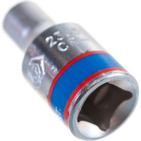 Набор торцевых головок 1/4", шестигранные, 4-14 мм, 13 предметов KING TONY 2513MR