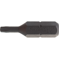 Бита 1/4", TORX с отверстием, T9, 25 мм KING TONY 102509U