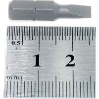Биты торцевая 1/4", Slotted, 4,5х0,6 мм, 25 мм KING TONY 102545S1