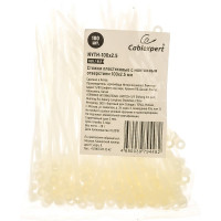 Стяжки Cablexpert пластиковые с монтажным отверстием 100 мм х 2.5 мм, 100 шт. NYTH-100х2.5