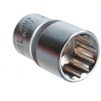 Головка торцевая 12 граней (18 мм; 1/2 Dr) KRAFT KT 700351