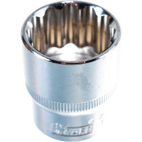Головка торцевая 12 граней (24 мм; 1/2 Dr) KRAFT KT 700356