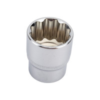 Головка торцевая 12 граней (27 мм; 1/2 Dr) KRAFT KT 700357