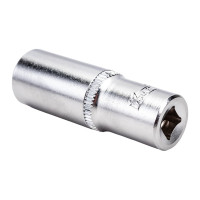 Головка торцевая глубокая 6 граней (12 мм; 1/4 Dr) KRAFT KT 700659