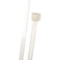 Нейлоновый хомут KRAFT 2.5х100, белый, уп-ка 50 шт KT 880600