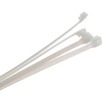 Нейлоновый хомут KRAFT 4.8х200, белый уп-ка 50 шт KT 880606