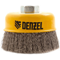 Щетка Чашка (100 мм; М14; витая нержавеющая проволока 0.3 мм) для УШМ DENZEL 746053