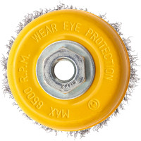 Щетка Чашка (100 мм; М14; витая нержавеющая проволока 0.3 мм) для УШМ DENZEL 746053