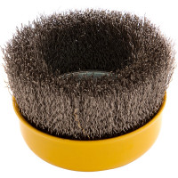 Щетка Чашка (100 мм; М14; витая нержавеющая проволока 0.3 мм) для УШМ DENZEL 746053