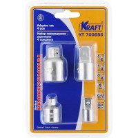 Набор переходников-адаптеров (4 шт; 1/2"+3/8"+1/4" Dr) KRAFT KT 700695