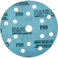 Диск DC341 Film Green Hanko 150 мм 15 отв Р 80 100 шт/уп DC341.150.15.0080