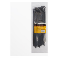 Хомут STEKKER NYCT36-250 нейлоновый 3.6x250 мм, 65 мм, нагрузка 18 кг, черный, 100 шт в упак 32780