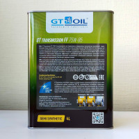 Масло Transmission FF, SAE 75W-85, API GL-4, 4л GT OIL 8809059407806
