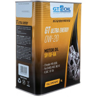 Масло GT OIL Ultra Energy, SAE 0W-20, API SP SN GF-6A 4 л 8809059408902