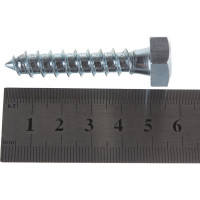 Шуруп глухарь с шестигранной головкой Метизный двор 10x50, 20 шт. 4607159063953