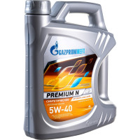Масло GAZPROMNEFT Premium N 5W-40 4л 2389900144 253140423
