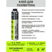 Клей для газобетона TriS TERMOLIT КГ001