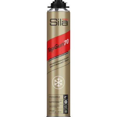 Профессиональная монтажная пена Sila Pro TopGun 70 winter 880 мл A1478Z