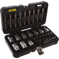 Набор бит и торцевых головок TORX 44 предмета Berger BG BG044-1214