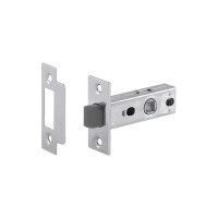 Дверная защелка НОРА-М С-45П пластиковый язычок, хром 15467