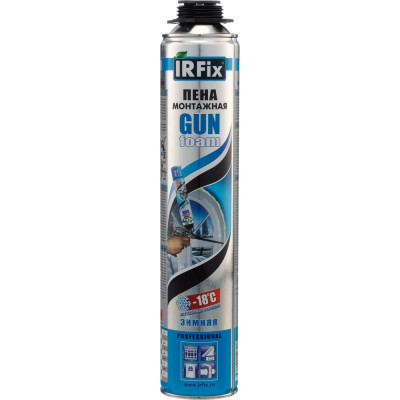 Профессиональная монтажная пена IRFIX GUN зима 750 мл 10012