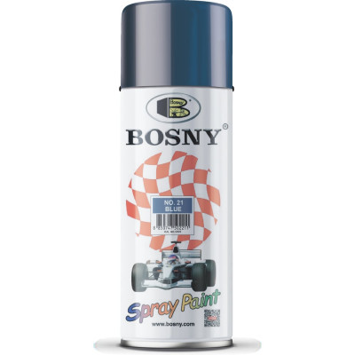 Универсальная краска Bosny синий, аэрозоль 21