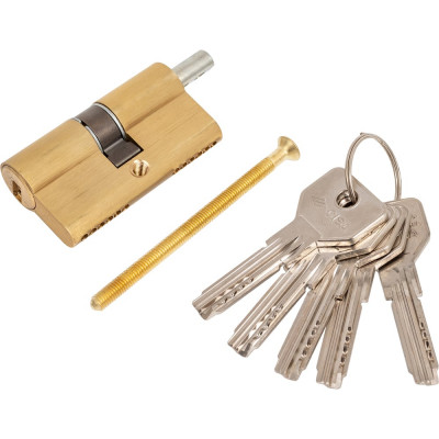 Цилиндровый механизм под вертушку CISA ASIX OE302-07.00 60 мм/25+10+25, ЛАТУНЬ 7280