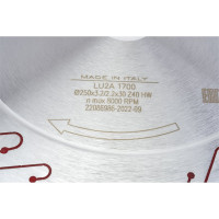 Диск пильный LU2A (250х30 мм; 40Z) по дереву FREUD PRO LU2A1700