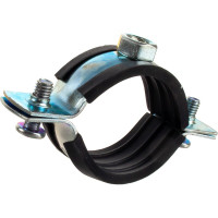 Хомут с гайкой Саморезик оцинк. 38-43, 1 1/4 15 шт DXOM-38/46-1/4