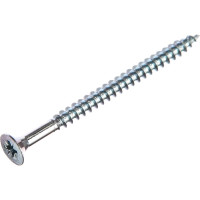 Саморез Стройметиз 5,0х70 универсальный, белый цинк уп. 250 шт. 2150898