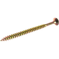 Саморез Стройметиз 4,5х70 универсальный, желтый цинк уп. 100 шт. 2141305