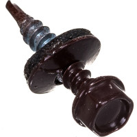 Кровельный саморез Стройметиз 4,8х28 темно-коричневый RAL 8017 уп. 300 шт. 2100016