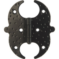 Накладная петля Amig черная 553-100х100х1,5
