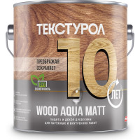 Деревозащитное средство на водной основе Текстурол WOOD AQUA MATT тик 2,5л Лк-00008230