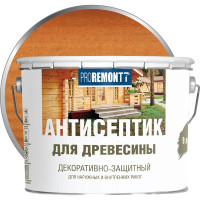 Антисептик Proremontt деревозащитное средство махагон 9 л Лк-00004635