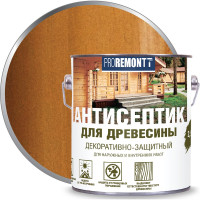 Антисептик Proremontt деревозащитное средство тик 2,5 л Лк-00004640