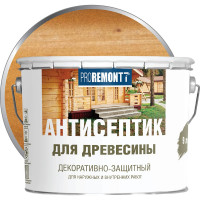 Антисептик Proremontt деревозащитное средство орех 9 л Лк-00004638