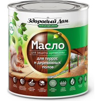 Масло для террас и деревянных полов Здоровый Дом венге 0,75 л Лк-00009557