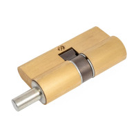 Цилиндровый механизм под вертушку CISA ASIX OE302-07.00 60 мм/25+10+25, ЛАТУНЬ 7280