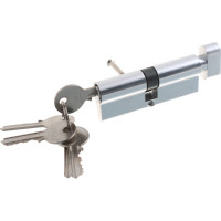 Цилиндровый механизм с вертушкой AJAX AX102/80 mm 35+10+35 CP хром 5 кл. 39849