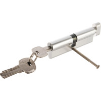 Цилиндровый механизм с вертушкой AJAX AX202/100 mm 45+10+45 CP хром 5 кл. 40219