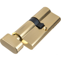 Цилиндровый механизм с вертушкой AJAX AX102/70 mm 30+10+30 PB латунь 5 кл. 39845