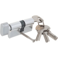 Цилиндровый механизм с вертушкой AJAX AX202/60 mm 25+10+25 CP хром 5 кл. 39867