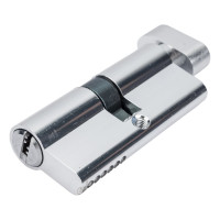 Цилиндровый механизм с вертушкой AJAX AX202/70 mm 30+10+30 CP хром 5 кл. 39871