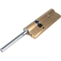 Цилиндровый механизм под вертушку CISA дл. шток ASIX OE307-87.00 90 мм/55+10+25, ЛАТУНЬ 23915