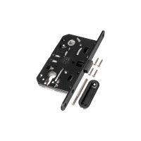 Замок AGB межк. магнит. под цил. MEDIANA POLARIS B06103.50.93.567 с отв. пл. B02402.05 чёрный 40297