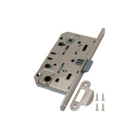 Замок AGB B01102.50.34.567 межкомнатный WC матовый хром MEDIANA EV. инд.упак+B01000.13 25797