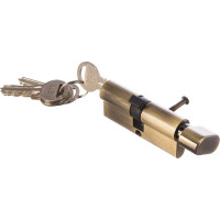 Цилиндровый механизм с вертушкой Fuaro 100 ZM 70 mm /30+10+30/ AB бронза 5 кл. 37065