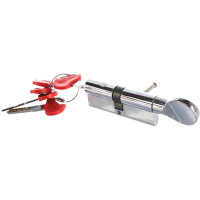 Цилиндровый механизм Fuaro D-PRO502/80 mm /35+10+35/ CP хром 5 кл. 37761